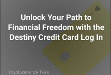 destiny credit card log in